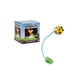 Minecraft Yellow Bee Battery-Powered Reading Light With Clip and Adjustable Arm | Night Light Mood Lamp For Books and Kindles, Home Decor Room Essentials | Video Game Gifts And Collectibles