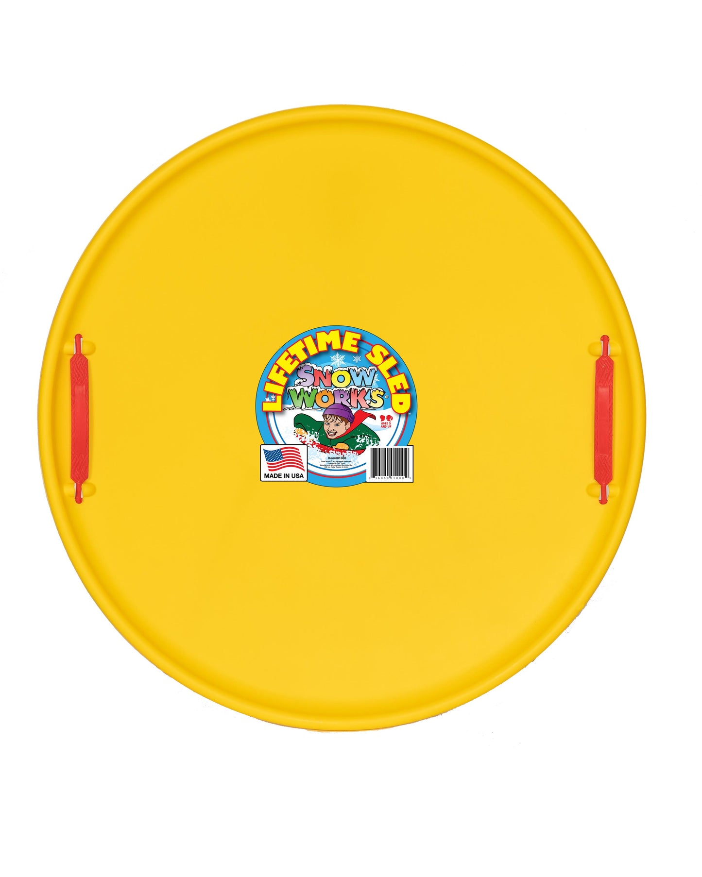 Yellow Snow Saucer Snow Disk