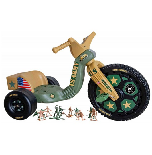 The Original Big Wheel US Army Edition 16" Trike and Toy Soldiers